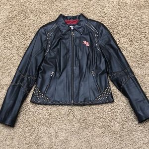 Harley Davidson sz M leather & studded jacket